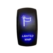 LED Illuminated Rocker Switch Lighted Whip UTV RZR Teryx Maverick Viking Blue