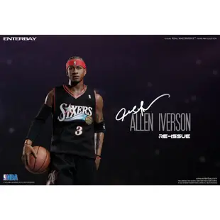 預購 ENTERBAY RM-1060 NBA系列 76人隊 1/6比例 Allen Iverson 艾倫 艾佛森 戰神