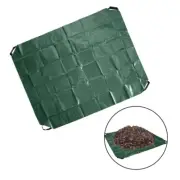 Heavy Duty Green Tarp Designed for Lawn Debris and For Sandbox Coverage