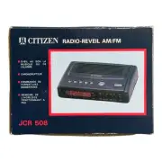 Citizen JCR508 Retro AM/FM Radio Digital Alarm Clock 7x5" NEW