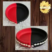 6" Elegua Clay Plate Cazuela Freidera Plato De Barro Yoruba Orisha Eleggua