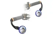 Venzo Bicycle Handlebar Stainless Steel Mirror Universal Design Pair