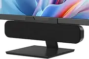 ZETIY EL024 Computer Speaker for Monitor, USB & AUX, 1 Year Warranty, Black, Clip Screen Design, Multifunction Button, Stereo Sound