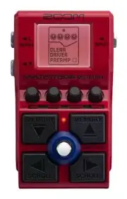 Zoom MS-60B+ MultiStomp Bass Effects Pedal with 95+ Effects Battery Powered