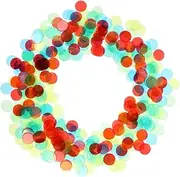 MOLUCKFU 240pcs Chips Bingo Counting Chip Game Counters Bingo Accessories Counting Disc Mini Poker Chip Clear Counting Chip Tokens Chip Poker Counting Chip Game Chip Currency Toys Plastic