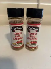 Tomato Basil Seasoning Spice Blend Lot Of 2 Bottles Colonna Cooking