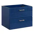 Modway Daybreak 23.5" Particleboard MDF Wood Wall-Mount Bathroom Vanity in Blue