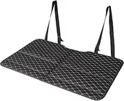 Foldable Back Seat Extender for Adults Kids Dogs 133x78cm Car Backseat Bed Seat Cover Hard Bottom - Portable Sleeper with Straps Leather Travel Mattress Resting Pad for Road Trips, Camping