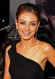 Actress Mila Kunis at "The Book Of Eli" premiere held at Grauman's- Old Photo 9