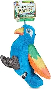 Fantasy Creature Plush Dog Toy – Squeaky & Crinkle Dino or Dragon – Toss, Fetch & Play – Soft & Durable – Colors May Vary