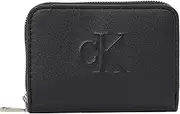 [Calvin Klein] Women's Sculpted Med Zip Around Wallet with Zip Around