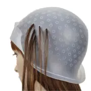 Reusable Hair Coloring Highlighting Cap with Hook | Silicone, Comfortable Fit