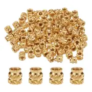 50pcs M3 Threaded Inserts Brass Heat Set Insert M3x5mm, OD 5mm Knurled Nuts