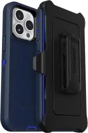 New Drop+ Case for iPhone 15 Pro OtterBox Defender Series + Holster Blue Navy