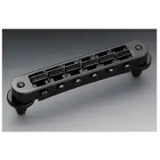 Schaller Guitar Bridge Black Chrome GTM - 12090400 Tune-O-Matic for Les Paul