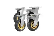 OZNALA 4X 6" 150mm Heavy Duty Swivel Caster Wheels Castor 1000KG Load,2 with Brakes AU