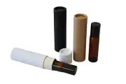 6 pcs 10ml Glass Roller Bottles with Paper Tube Protective Packaging