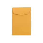 JAM Paper #4 Coin Business Envelopes 3" x 4.5" Brown Kraft Manila 356731206B