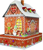 Ravensburger - Ginger Bread House Night Edition 3D Puzzle 216pc
