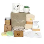 Sympathy Gift Baskets - Care Package Get Well Soon Gifts for Women, Thinking
