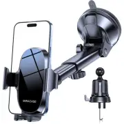 NWT ~ 3 in 1 iPhone Cell Phone Car Vent Holder Dashboard & Windshield Mount