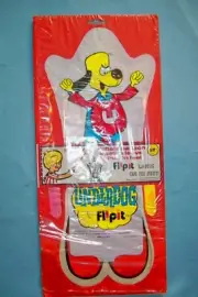 1977 Underdog Flipit Toy, Made by Tillotson Rubber Co. Mint on Original Card