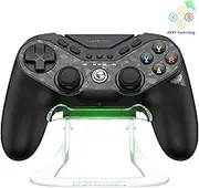 GameSir Tarantula Pro Wireless Controller for Switch/PC/iOS/Android with Charging Dock, Bluetooth 2.4G Wired Controller with Anti-Drift TMR Sticks, 9 Mappable Buttons, RGB Lighting,1200mAh