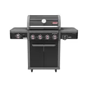 Coleman Revolution 4 Burner BBQ With Side Burner - Black Gloss- REV4BGL