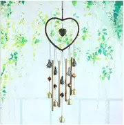 Wind Bell Wind Chimes Outdoor Bells with 4 Tubes 5 Bells Yard Garden Indoor Living Room Patio Decor Wind Bell Patio Balcony and Home Sweet