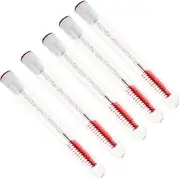 NULYLU 10pcs Lash Spoolie Tube Eyelash Mascara Brush Portable Eyelash Tube for Makeup Brush Wands