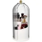 Makeup Brush Storage Box Holder with Lid Container Travel Office