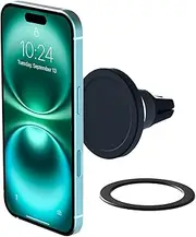 iOttie Velox Magnetic Car Mount Air Vent Phone Holder. Compatible with MagSafe iPhones Including iPhone 12, iPhone 13, iPhone 12/13 Mini, Pro, Pro Max (MGSFIO102)