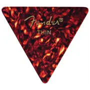 Fender Classic Celluloid Picks 355 Shape, Shell, Thin (12)