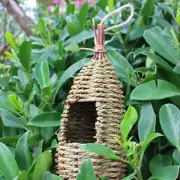 Bird Nest Breeding Box House Bed Cage Hut Cave Canary Finch Budgie Parrot AU