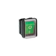 GA91733 C1350AHAAA Arcolectric Switches Switch Rocker DPST W/ Cover Black