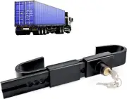 Shipping Container Lock - Adjustable Steel Heavy Duty Cargo Door Lock - Semi-tra