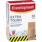 Elastoplast Extra Tough Waterproof Heavy Fabric Plasters 50 pack
