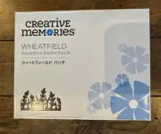 NEW Creative Memories Wheatfield Plain Land Decorative Border Punch Scrapbooking