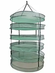 Yield Lab 3ft 6 Layer Hydroponic Herbal Hanging Dry Net with clips