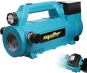 [Mellif] Cordless Transfer Pump for Makita 18V Battery, Portable Self-priming Water Pump, Electric Utility Garden, Hot Tub, Tank, Pool, Ponds, Aquariums (Tool Only, No Battery) Blue (MTWTP2023)