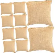 GAROZATION 10pcs Small Linen Watch Display Pillows Soft Jewelry Cushion for Bracelets Necklaces and Watches Elegant Insert for Retail and Exhibition Showcase