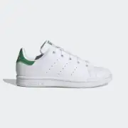 Adidas Stan Smith FX7524 Unisex Little Kids Cloud White & Green Running Shoes
