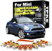 15Pcs Interior LED Bulb Light Kit, For Mini Cooper S ALL4 John Cooper Works Countryman R60 2011 2012 2013 Signal Lamp
