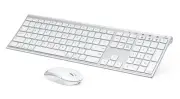 Bluetooth Keyboard Mouse for Mac, Ultra Slim Wireless Keyboard Mouse Combo fo...