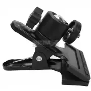 360° Ball Socket Head Spring Clamp Clip f Studio Flash Trigger Photograph Camera