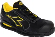 Diadora Utility Run Net AB MSTR Low S3S, safety shoes unisex , color: Black/Yellow , size: 39 EU