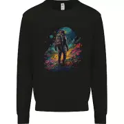 an Astronaut on an Alien Planet Spaceman Mens Sweatshirt Jumper
