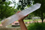 9.02LB Natural Clear quartz Obelisk Quartz Wand Crystal Point Tower Reiki XA6809