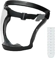 Tooltekt Anti-Dust & Fog-Free Face Shield, Banxian Super Protective Face Shield,Anti Fog Mask Filters, Anti Dust Face Shield, Komax - Anti-Dust & Fog-Resistant Face Shield (Black)