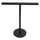 T Shape Towel Holder Stainless Steel Standing Hand Towel Rack With Heavy Bas SD0